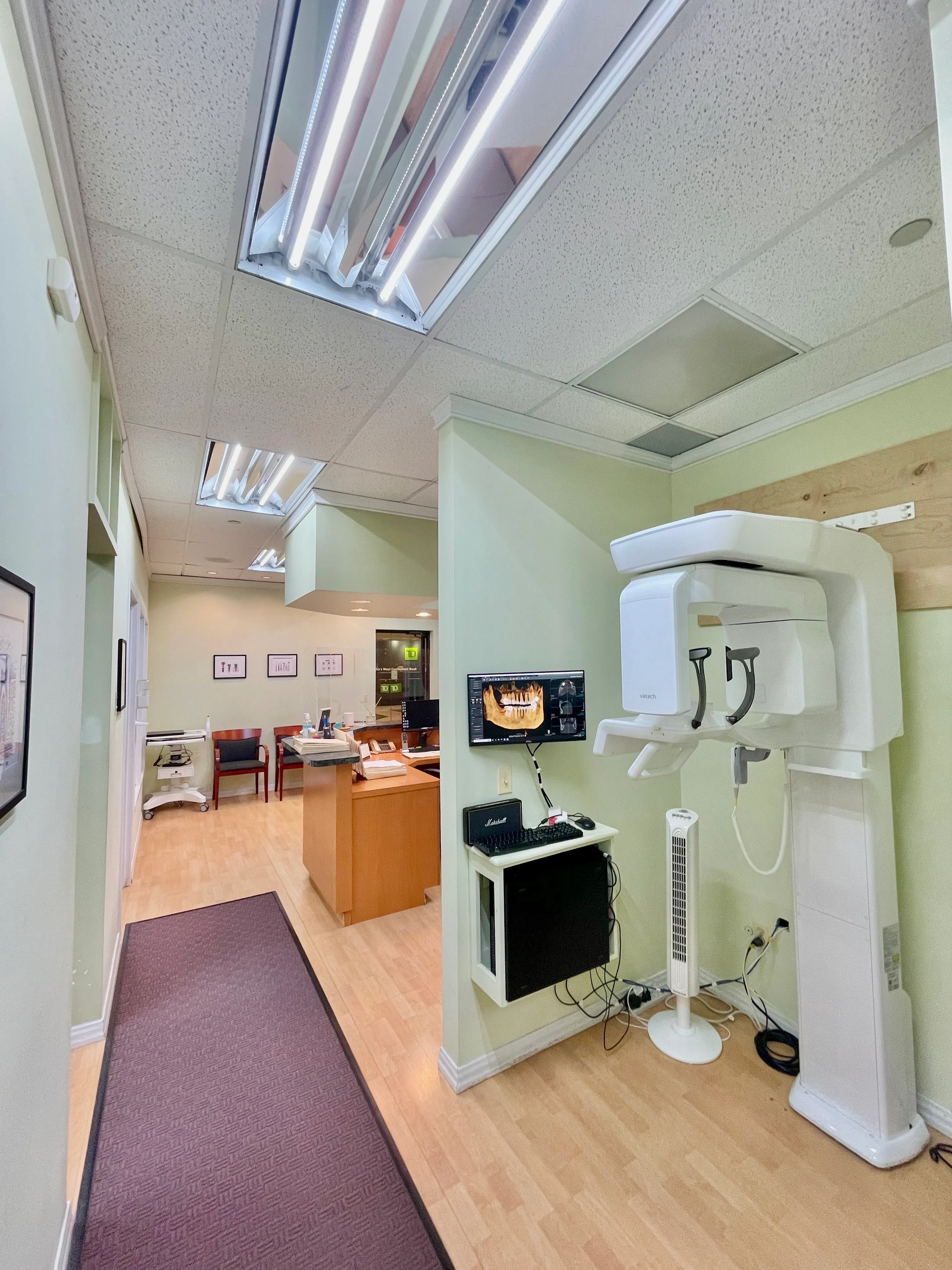 Kim Dental office hallway